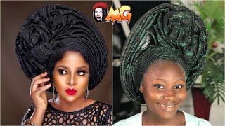 HOW TO TIE AN UNCONVENTIONAL GELE ( PART 2 )
