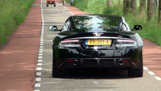 Aston martin dbs with quicksilver exhausts - accelerations; 1080p hd