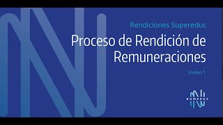 Proceso de Rendición de Remuneraciones en 5 minutos. Numerus Software