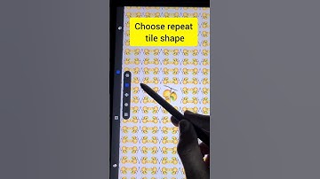 How to make easy Seamless repeat Pattern in adobe app in  tablet #shorts #seamlesspattern  #adobe