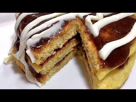 Cinnamon Roll Pancakes (Because I
