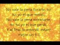 Carlos Gatica-No vale la pena (letra)