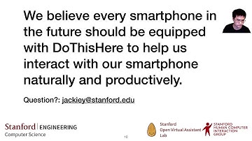 Talk: DoThisHere: Using multi-modal interaction to support cross-application tasks on mobile devices