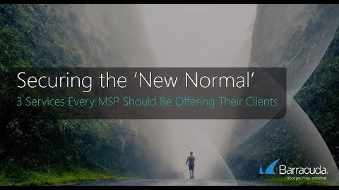 Securing the New Normal: Three Services Every MSP Should be Offering Their Clients