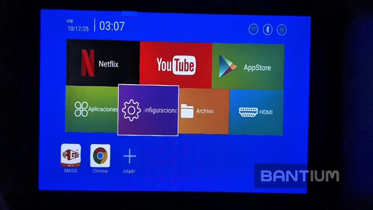 NUEVO PROYECTOR JY320 BANTIUM (2025) - ANDROID 13 - 1080x720P WiFi 6.0