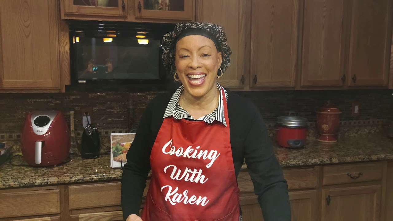 Smashed Potatoes and Salmon Cooking With Karen - YouTube