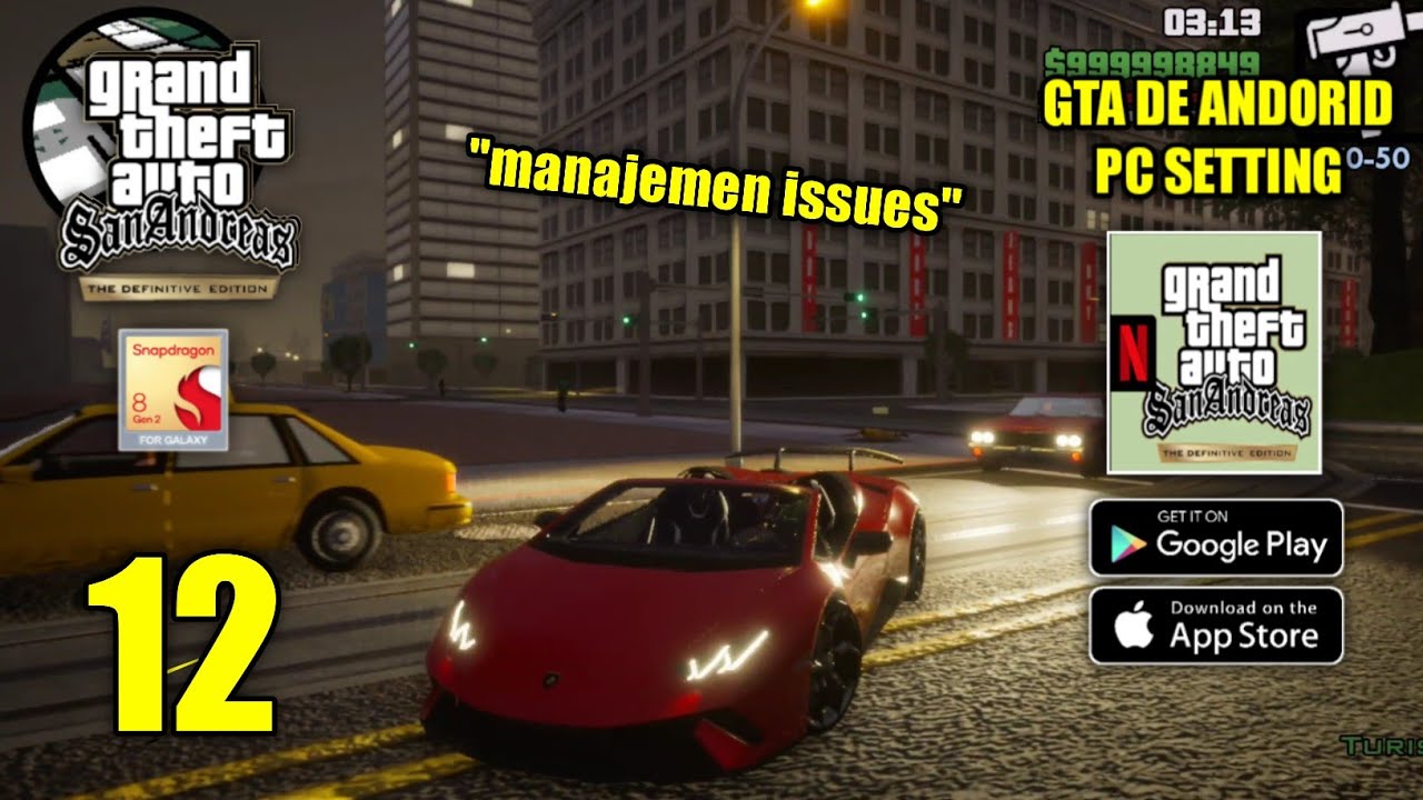 GTA San Andreas Definitive Edition Android Mod Graphics PC Settings ...