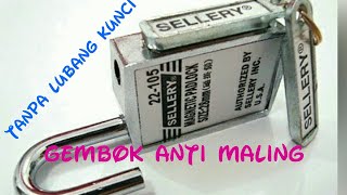 Tips aman Pilih gembok anti maling