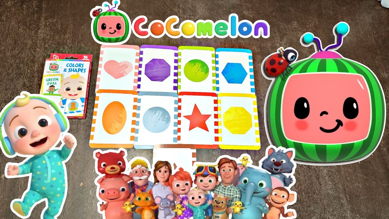 Cocomelon Colors and Shapes | Learn Colors and Shapes with Cocomelon ...
