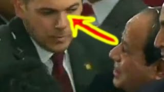 خناقة السيسي مع حارسه الشخصي العقيد محمد شعراوى
