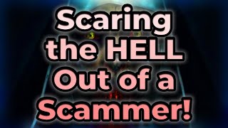 Scaring the HELL Out of a Scammer! 🤣 #shorts