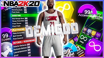 NBA 2K20 BEST Point Guard Build - Unstoppable DEMI-GOD Build