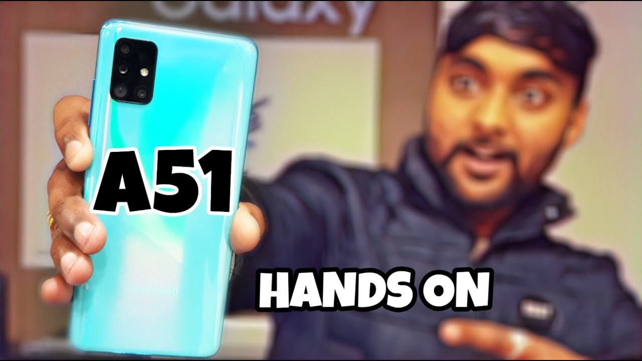 samsung galaxy a51 in hand