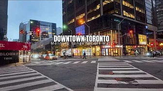 Downtown Toronto Walk | Yonge Street | Autumn Morning