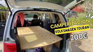 Camperización Volkswagen Touran | Mueble Camper Económico