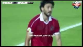 لقطه حسام غالى فى ماتش الترجى وكلام الشوالى عنه