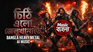 চিঠি এলো জেলখানাতে |CHITHI ELO ZILLKHANA TA||HEAVY METAL AI MUSIC||Music বাংলা|