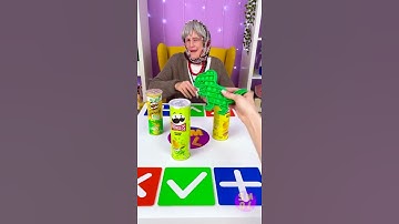 TikTok FIDGET TRADING GAME WITH GRANDMA 🤣 || DIY Pop it Satisfying and relaxing #shorts #SMOL
