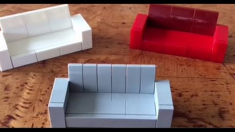 modern LEGO couch tutorial