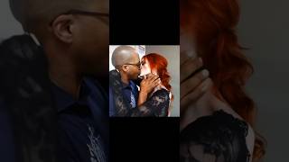 Redhead Interracial Romantic Kiss