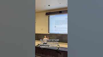 he’s definitely getting a raise now 💀 #college #chatgpt #lecture #students