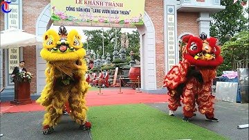 Mãn nhãn với màn Múa Lân chào mừng Lễ cắt băng khánh thành Cổng làng Bách Thuận