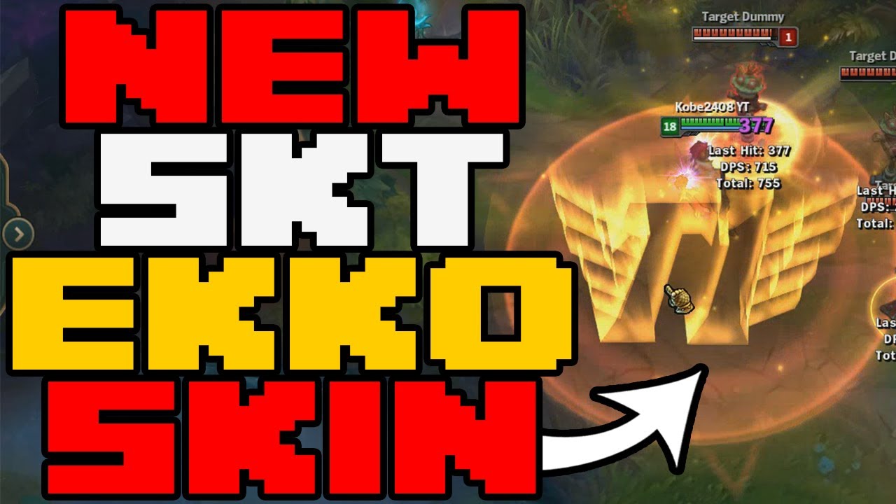 NEW EKKO SKT T1 2016 WORLDS SKIN | League of Legends 2017 | 2016 WORLDS SKT SKIN