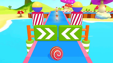 Candy Ball Run 🌈 Landscape Gameplay Android iOS 💥 Nafxitrix Gaming Game 2