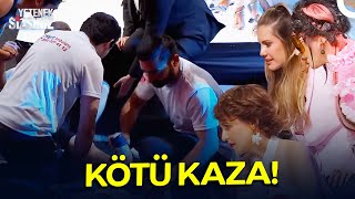 Yarışmacı Sahneden Düştü Yetenek Sizsiniz