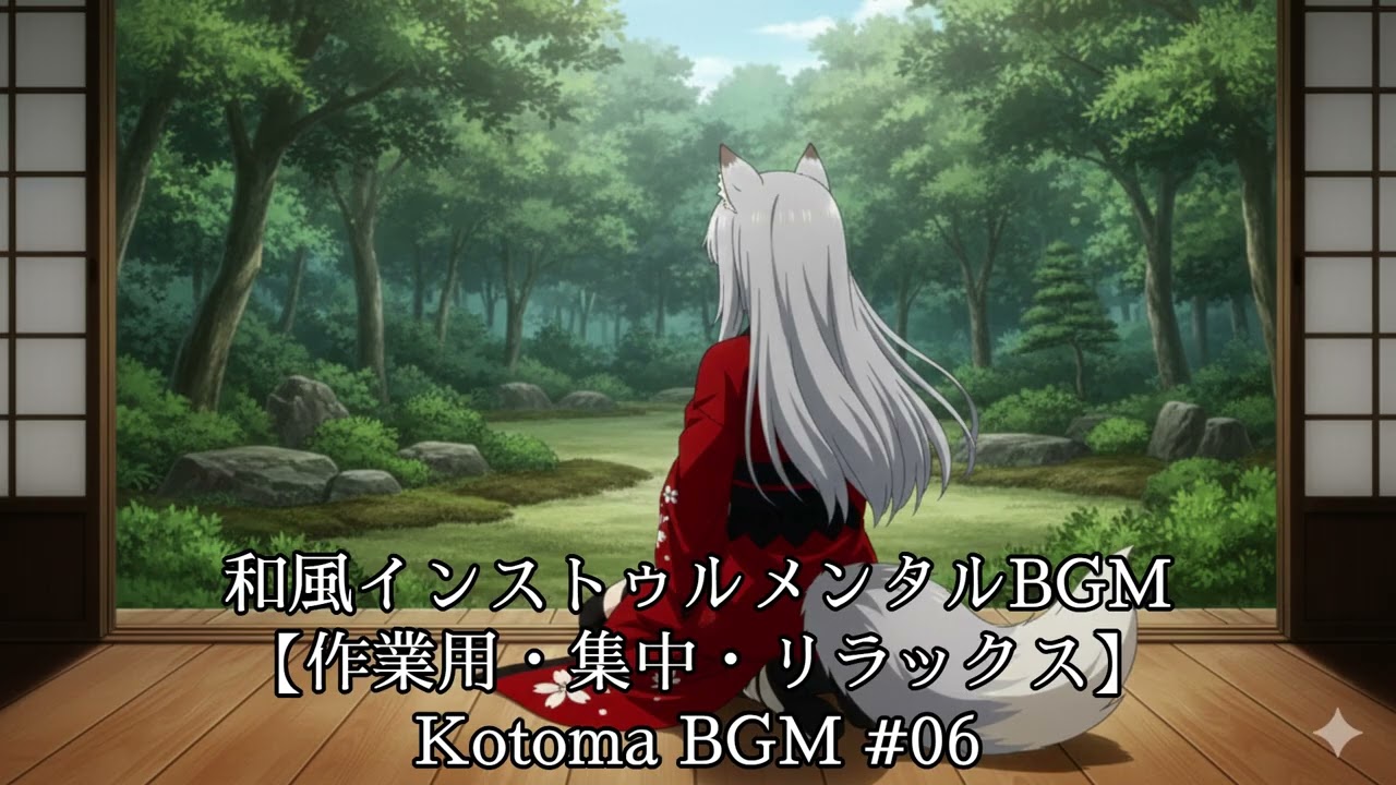 和風インストゥルメンタルBGM【作業用・集中・リラックス】｜Kotoma BGM #06