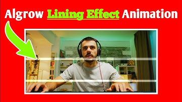 How to effect the lining in your video like Algrow video editing | @algrow video editing tutorial