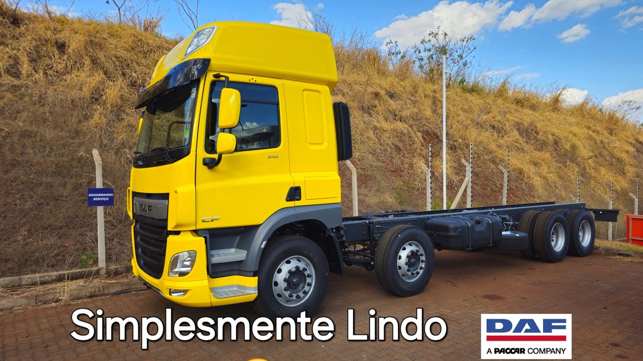 DAF CF 310 BITRUCK AMARELO 2024 😍