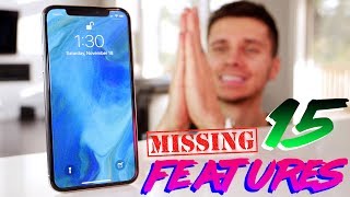 15 Features iPhone X Desperately Needs!