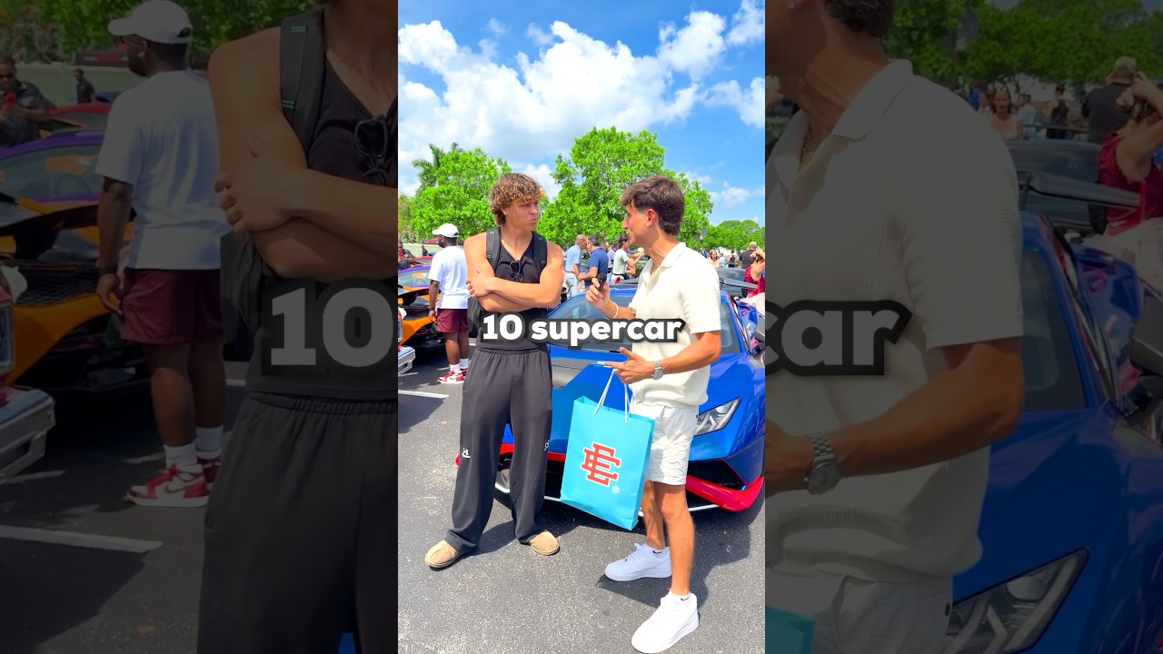 Can YOU Get 10 Fist Bumps From SuperCar Owners?😳🤜🤛