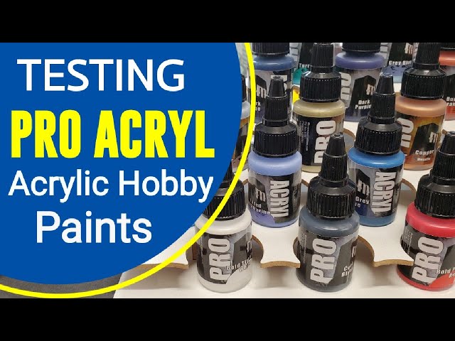 Product Review 36 - Monument Hobbies Pro Acryl Paint Set 
