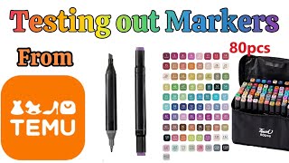 TEMU Markers Are They Worth it