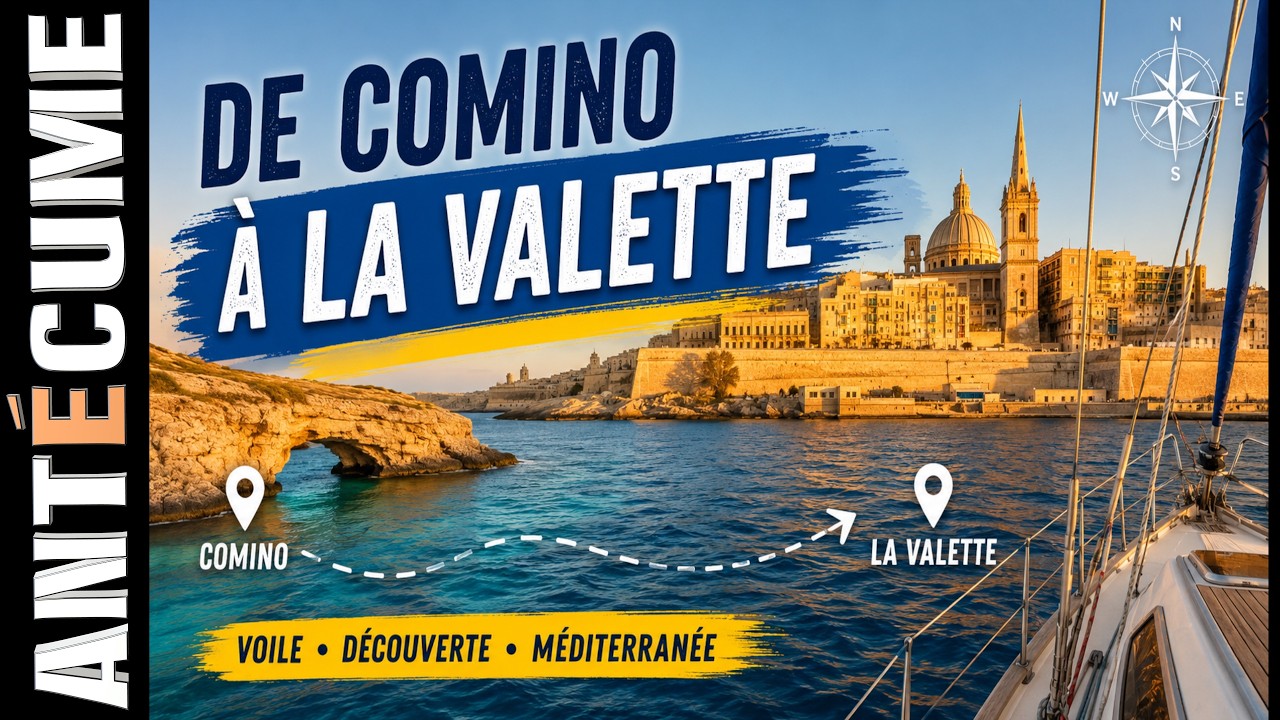 ⁣⛵️Mes applications de navigation, cap vers La Valette malte 🇲🇹