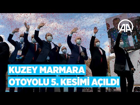 Kuzey Marmara Otoyolu 5. Kesimi açıldı