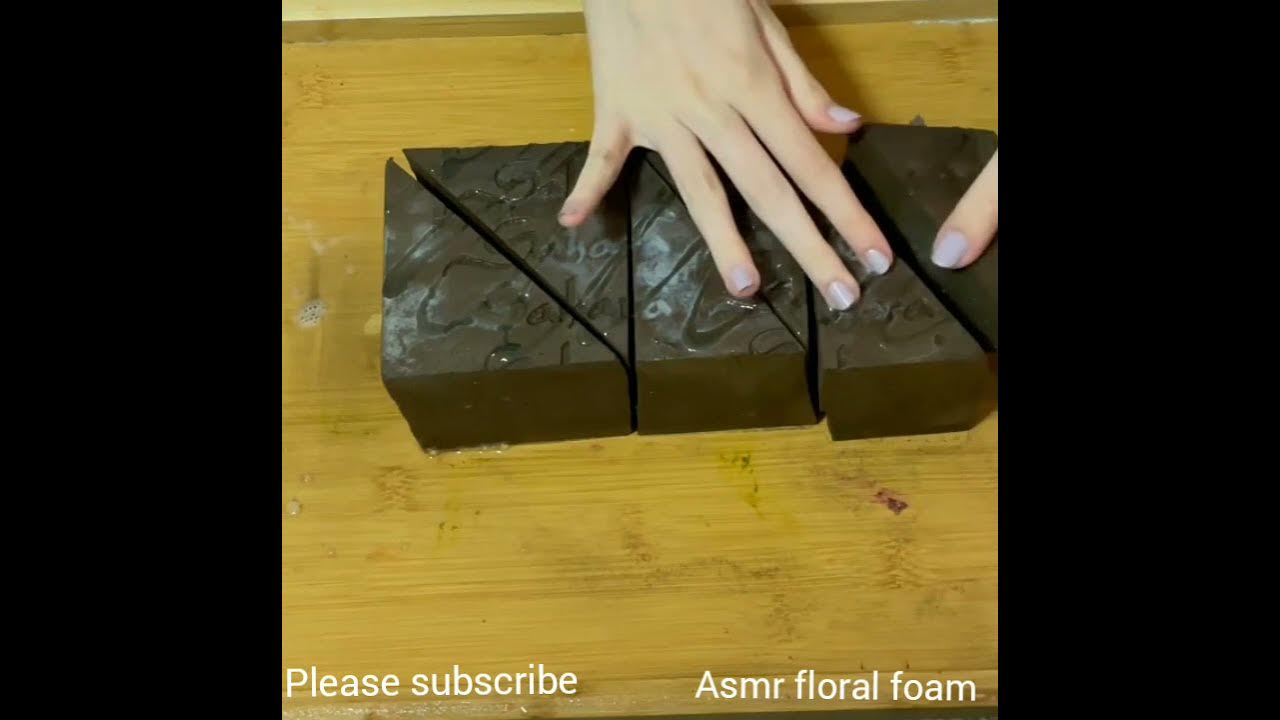 soapy sahara floral foam crushing!!!! floral foam crushing😍!! YouTube