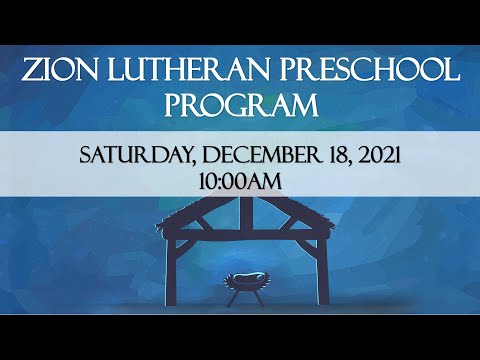 Zion Lutheran Preschool Program