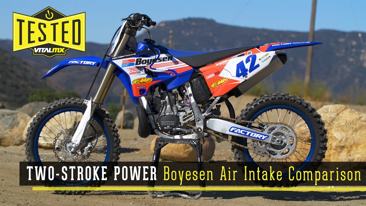 Two-Stroke Power | Boyesen Air Intake Comparison