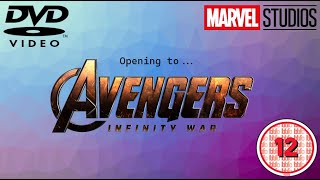 Opening to Avengers: Infinity War 2018 UK DVD