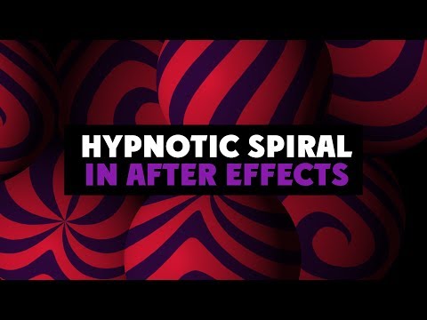 Hypnotic spiral in After Effects