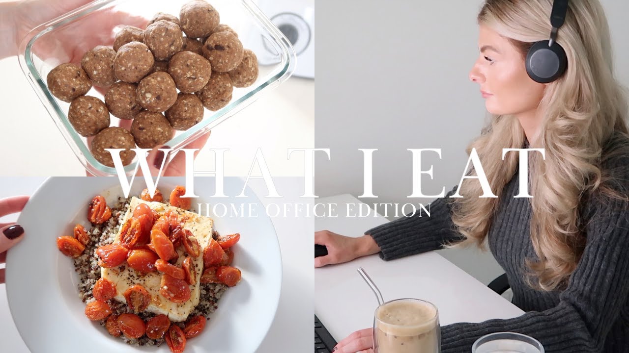 WHAT I EAT IN A DAY | Proteinreich, Gesund & Simpel Fürs Home Office | theglazedblonde