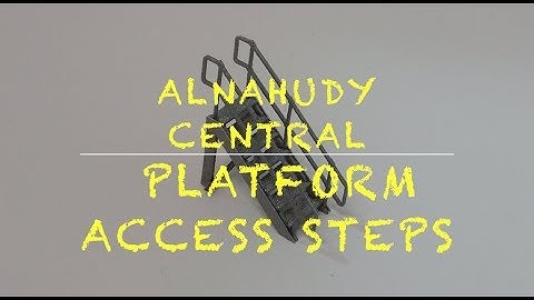 Scale Model Scenery Platform Access Steps