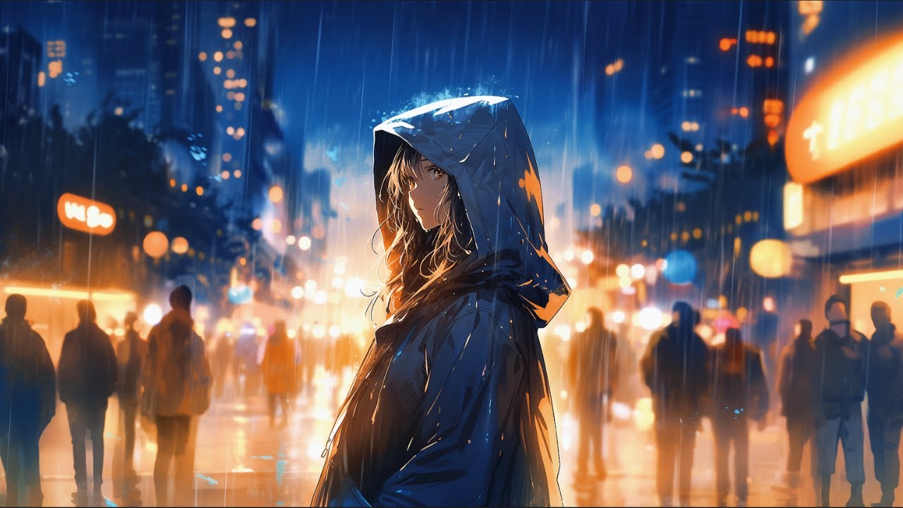 Cozy Rainy Night: Relax and Unwind with Calming Lofi Hip Hop Beats 🌧️ ...