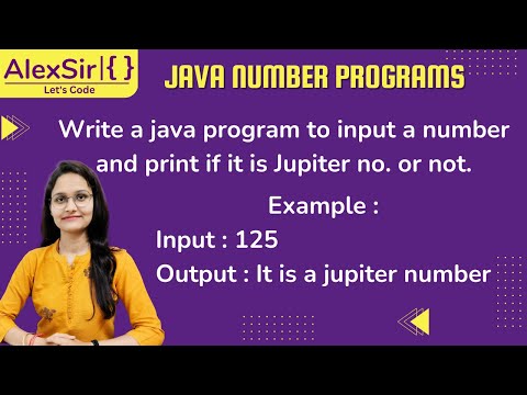 Program to print whether the number is Jupiter number in Java | ICSE 9 AND 10