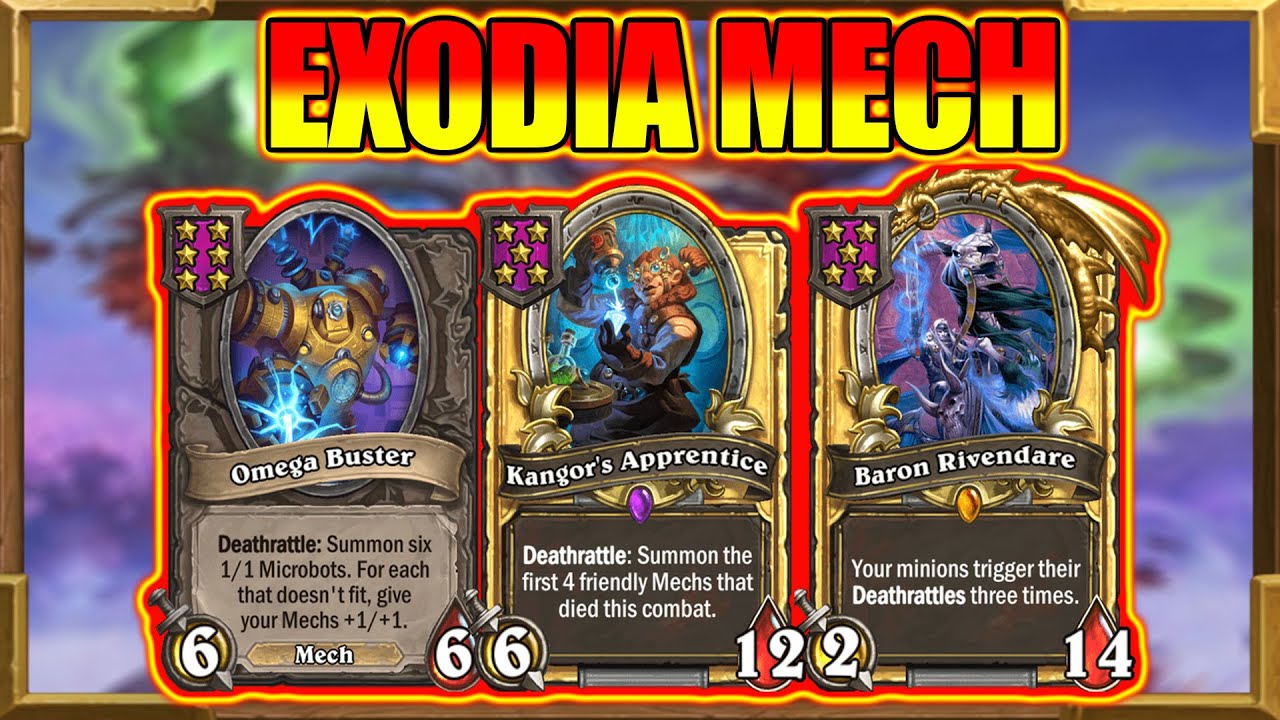 NEW EXODIA MECHS! Christian Hearthstone Battlegrounds YouTube