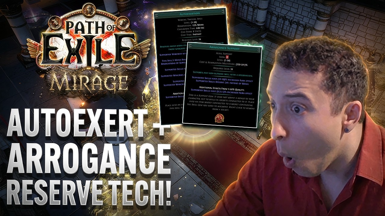 Path Of Exile -  INSANE Auto Exertion Tech