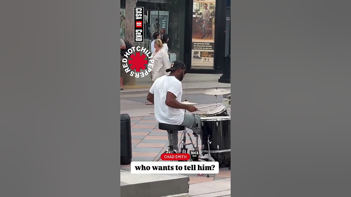 Chad Smith’s Unexpected Encounter with a Street Drummer Covering RHCP 🎶🔥